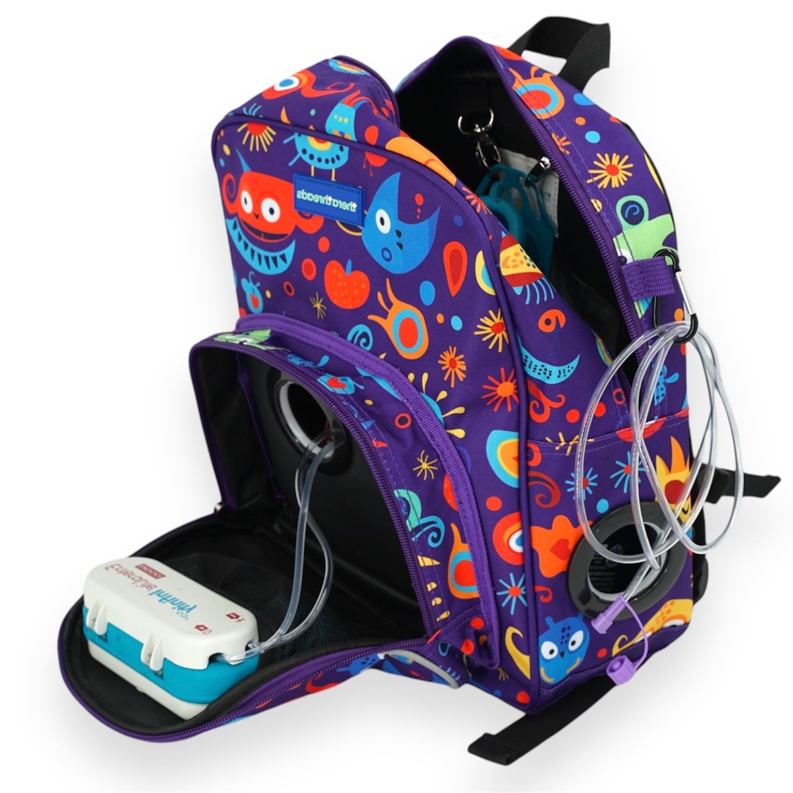 Kids Enteral Backpack for Enteral Pumps, Insulated Waterproof Lining